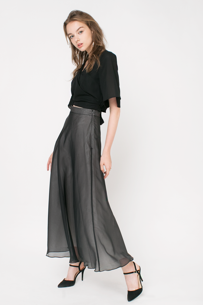 Organza Maxi Skirt