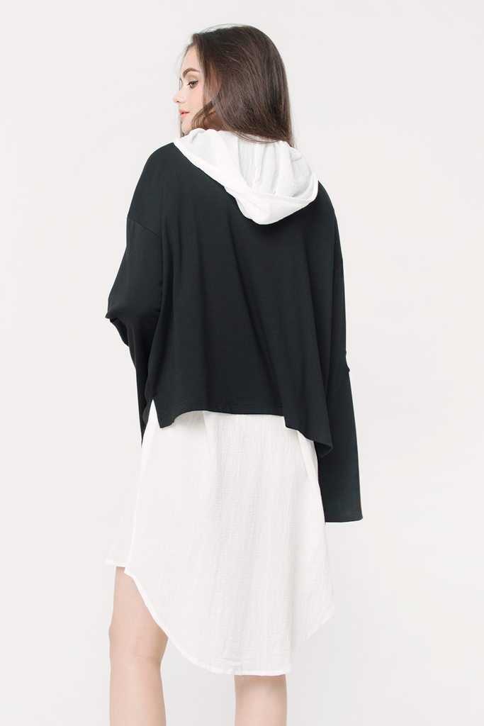 Slit Sleeves Sweatshirt