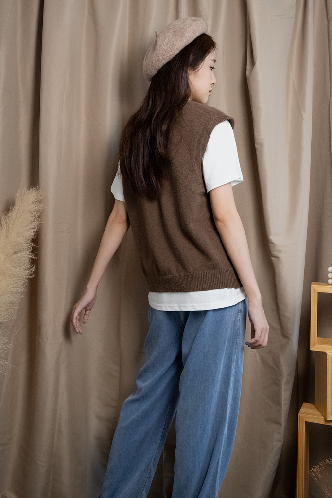 Knit Oversized Vest