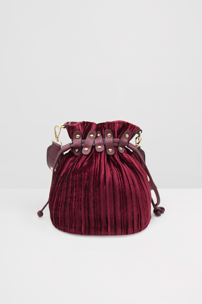 Velvet Bucket Bag