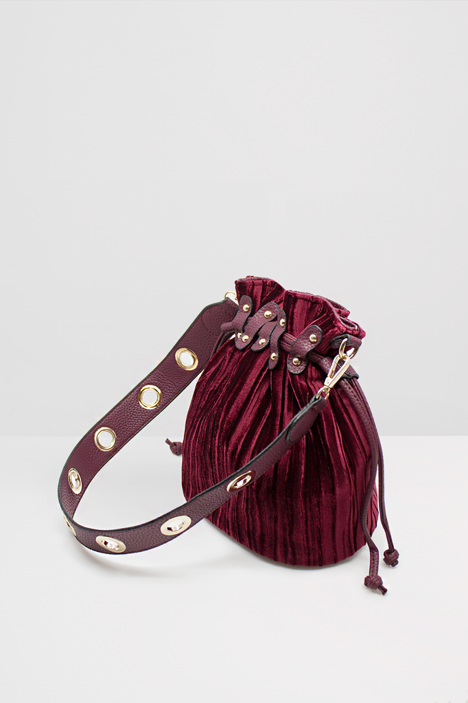 Velvet Bucket Bag