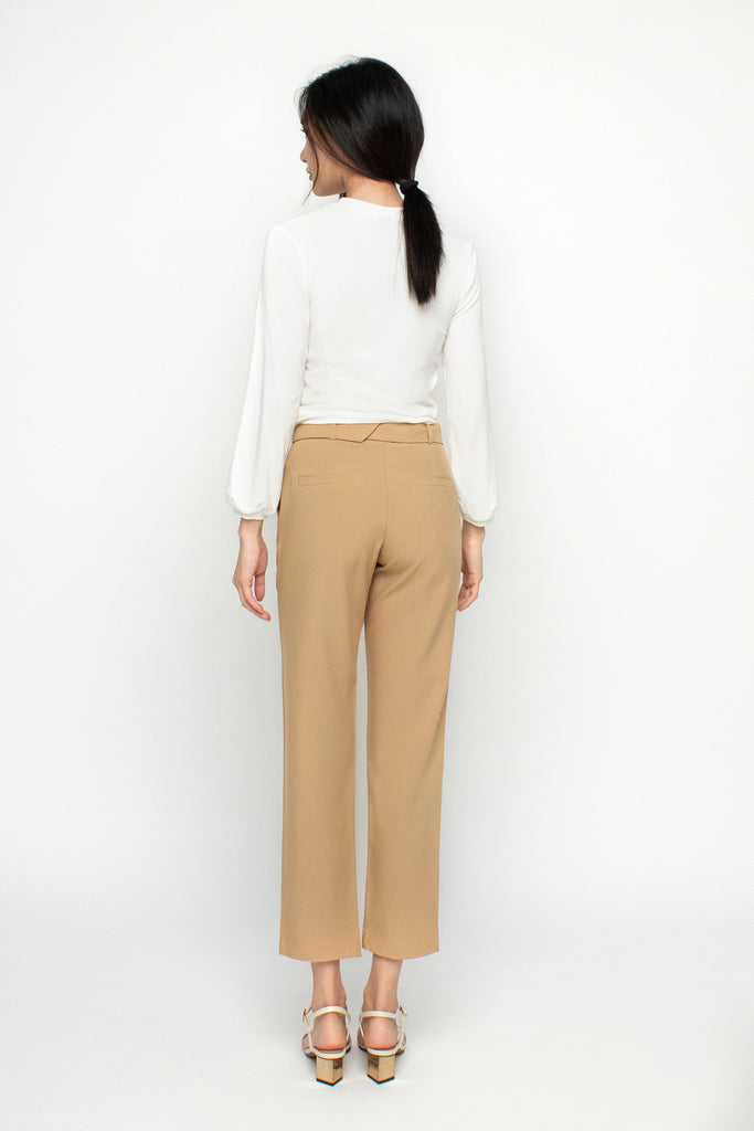 Buckle Belted Pants