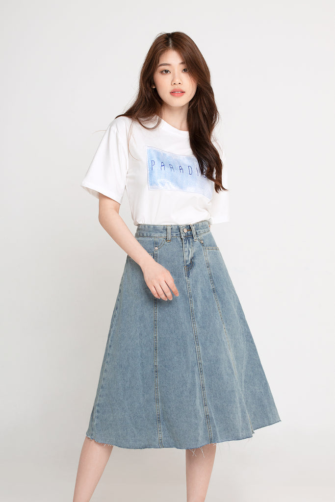 Sequin Panel Tee