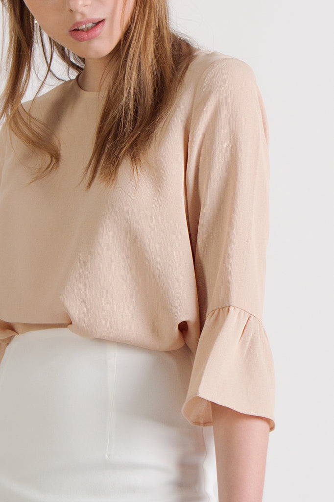 Bell sleeves blouse