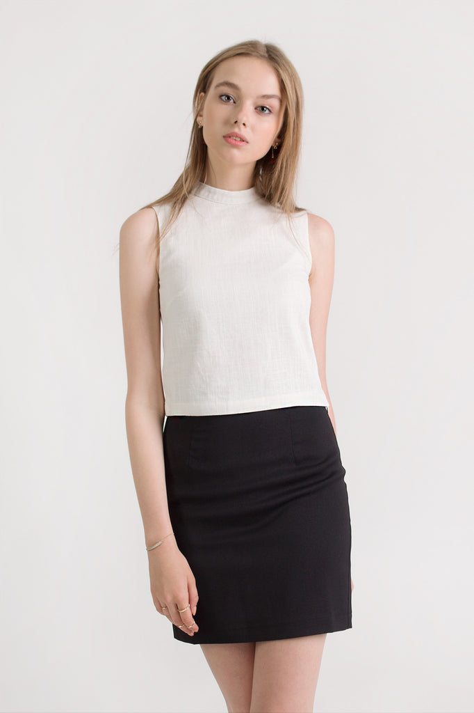 Basic fitted skirt