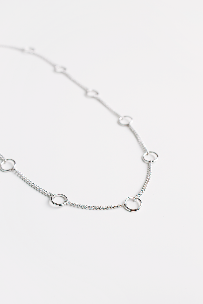 Silver Chain Choker