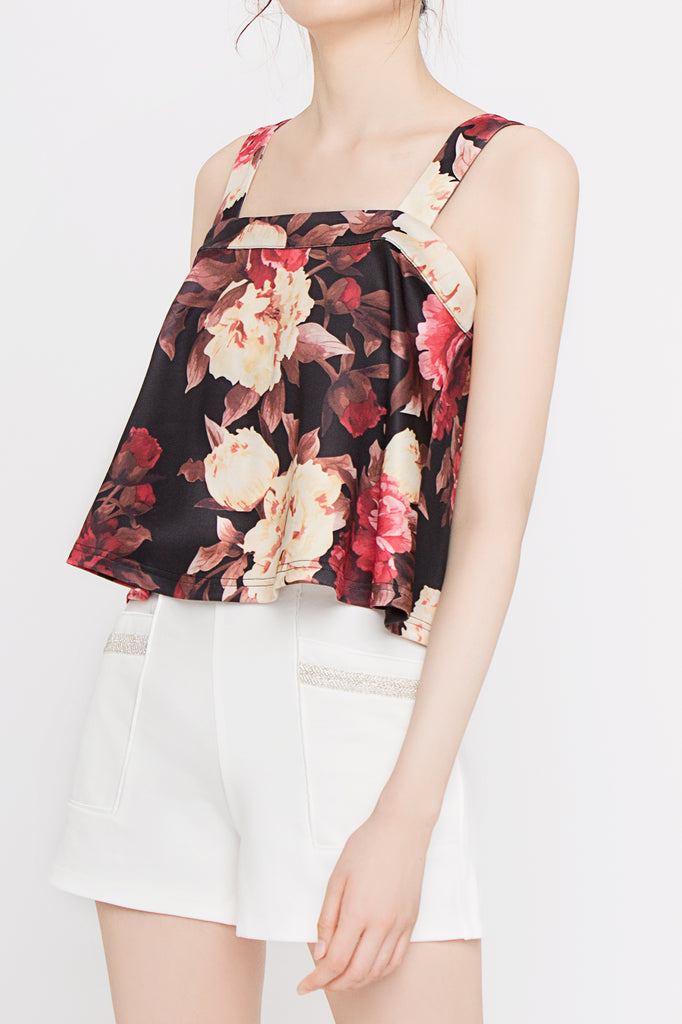 Floral Flare Top