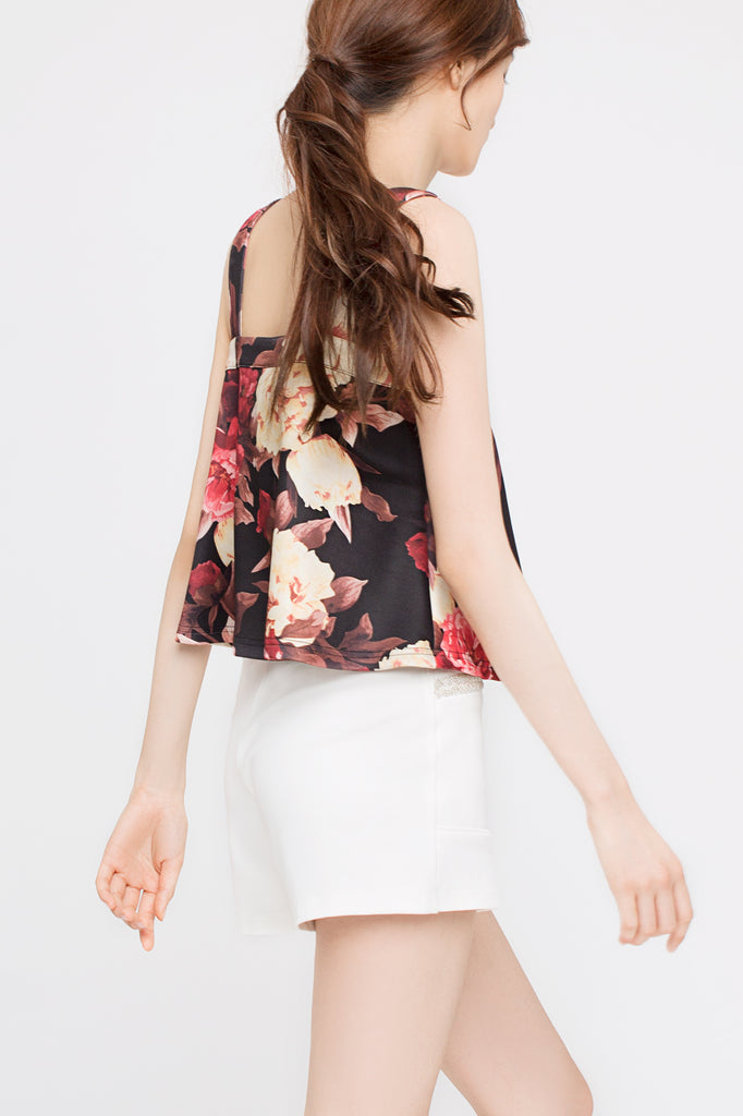 Floral Flare Top