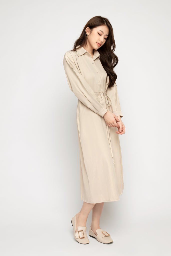 Batwing Midi Shirtdress