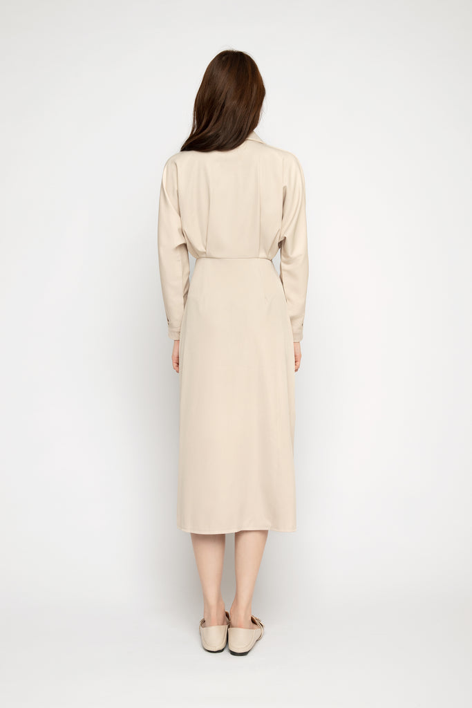 Batwing Midi Shirtdress