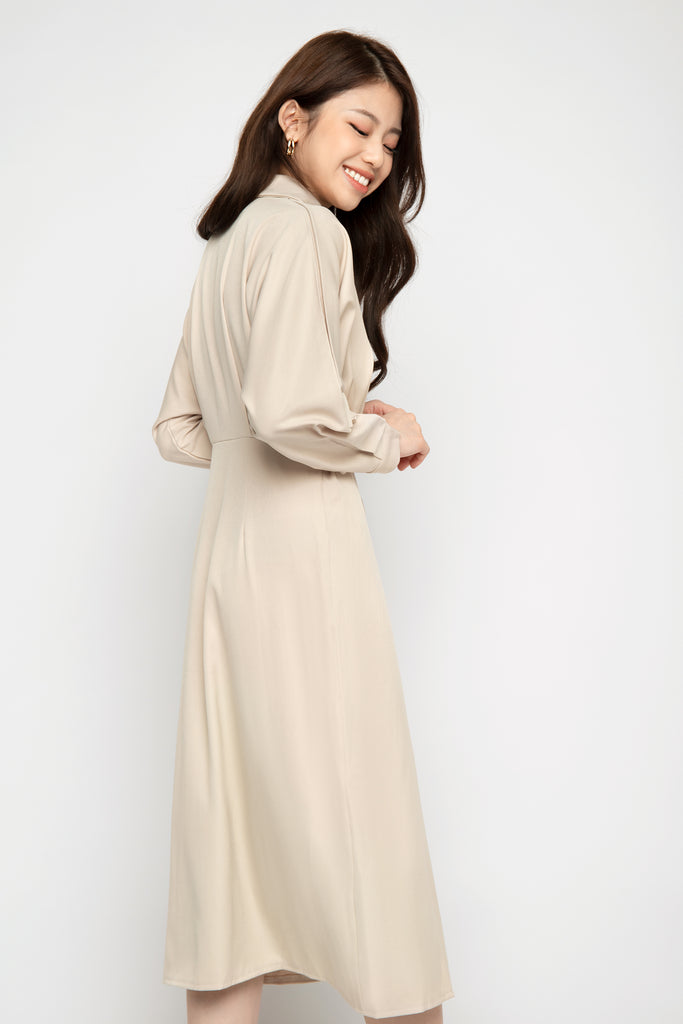 Batwing Midi Shirtdress