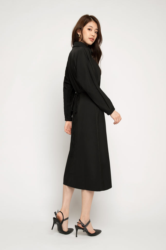 Batwing Midi Shirtdress