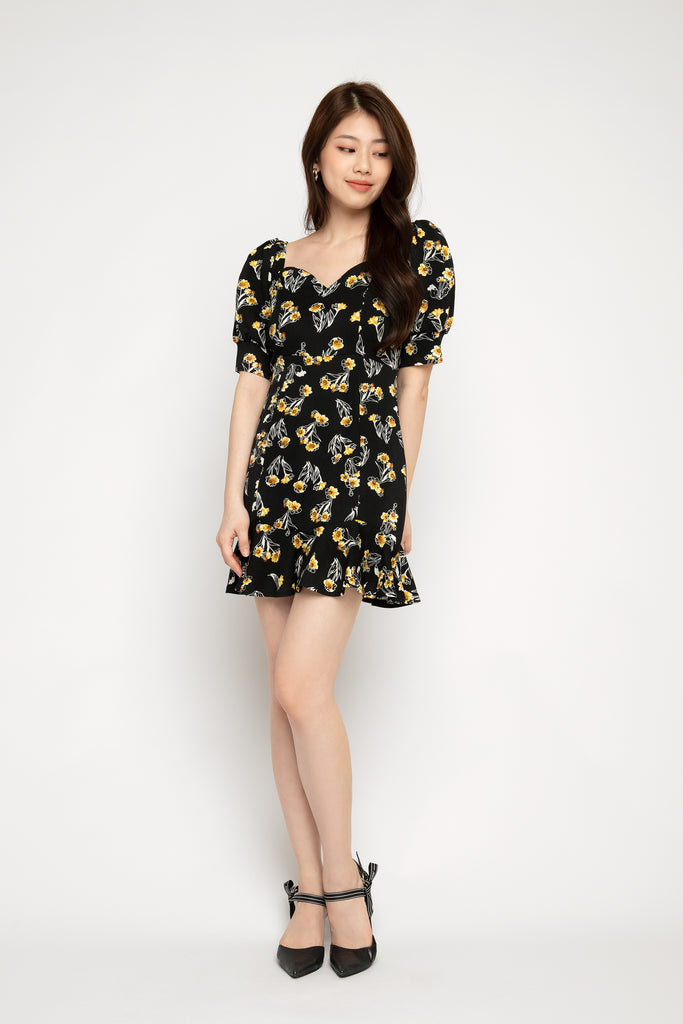 Floral Sweetheart Dress