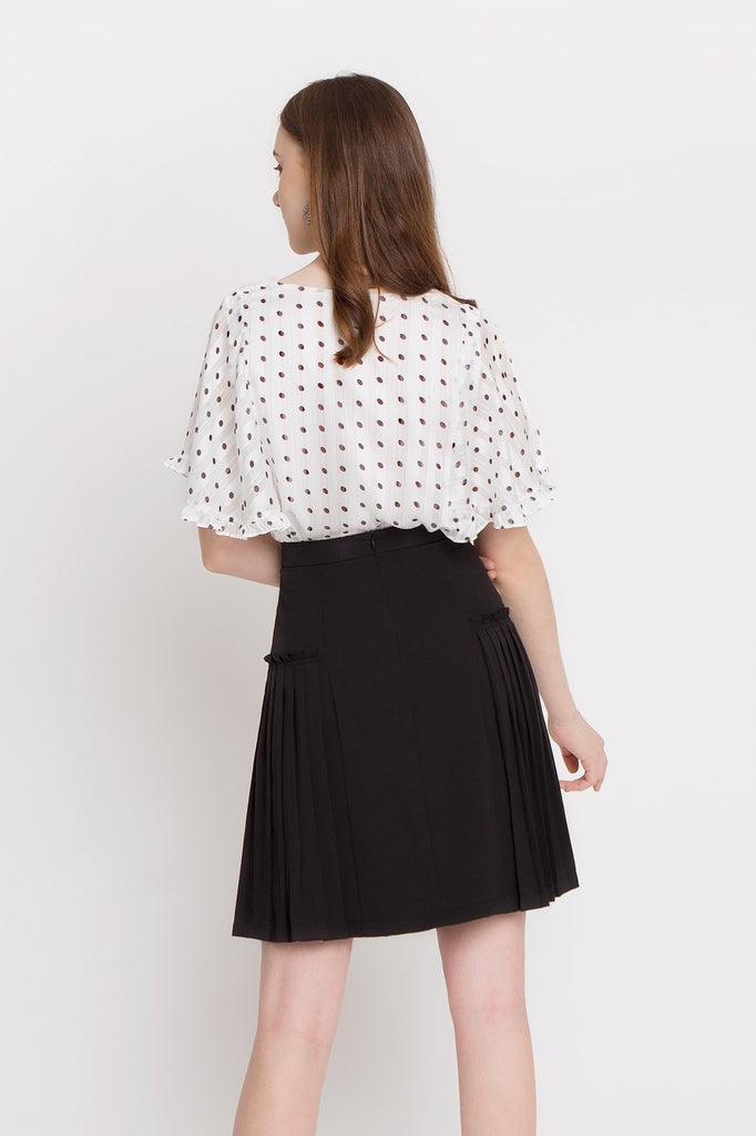 Side Pleated Skirt