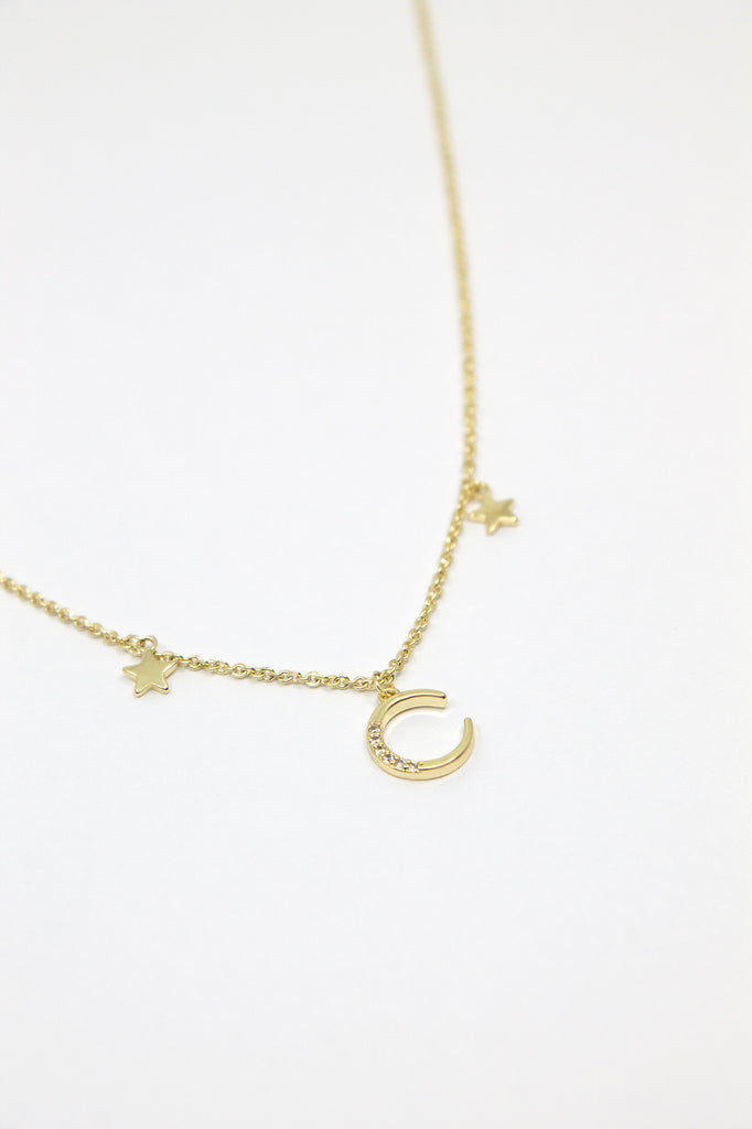 Moon Star Necklace